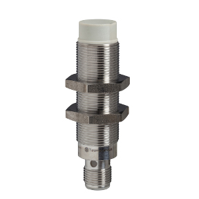 TES Electric Inductive Proximity Stainless Steel Barrel Sensor; 18mm; Non-Embeddable; 12-24VDC; NO; PNP; Connector - M12